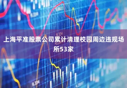 上海平准股票公司累计清理校园周边违规场所53家